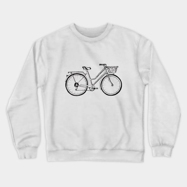 Bicycle Crewneck Sweatshirt by Bridgetdav